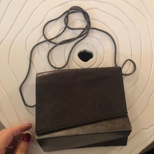 Helmut Lang small leather bag.